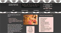 Desktop Screenshot of airbrushtansatanns.com